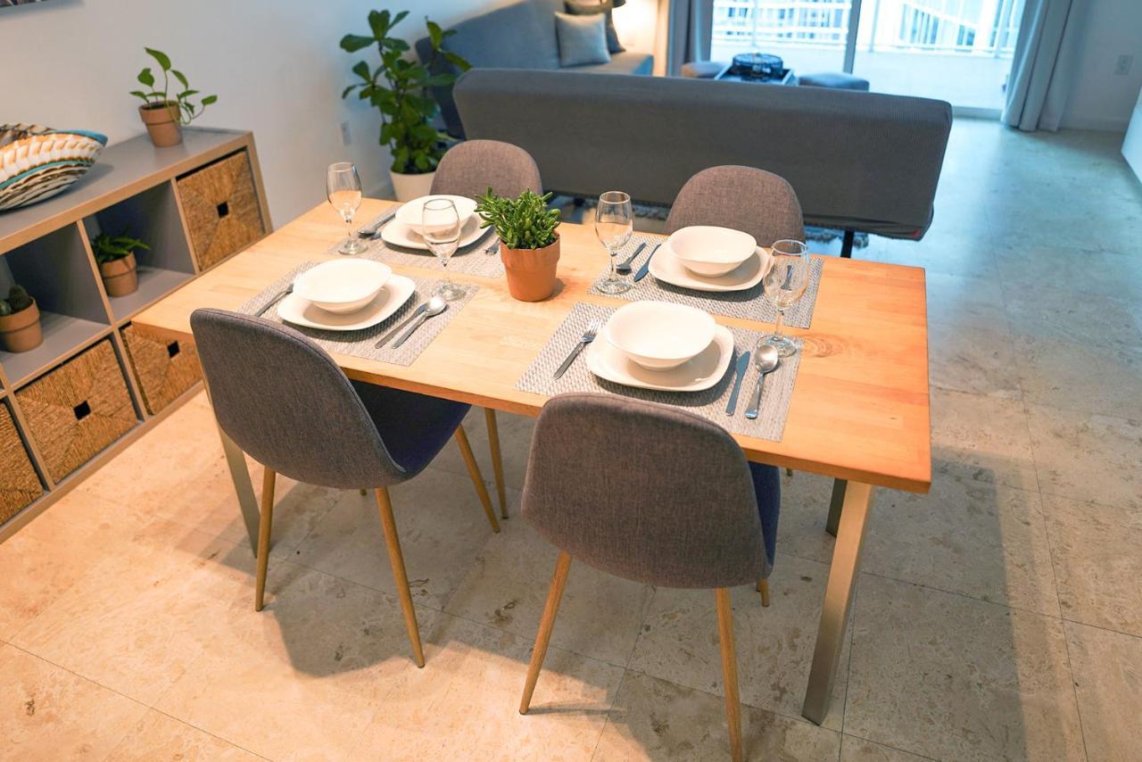 4 Bed Full Condo In Miami With Skyline & Sea View 외부 사진