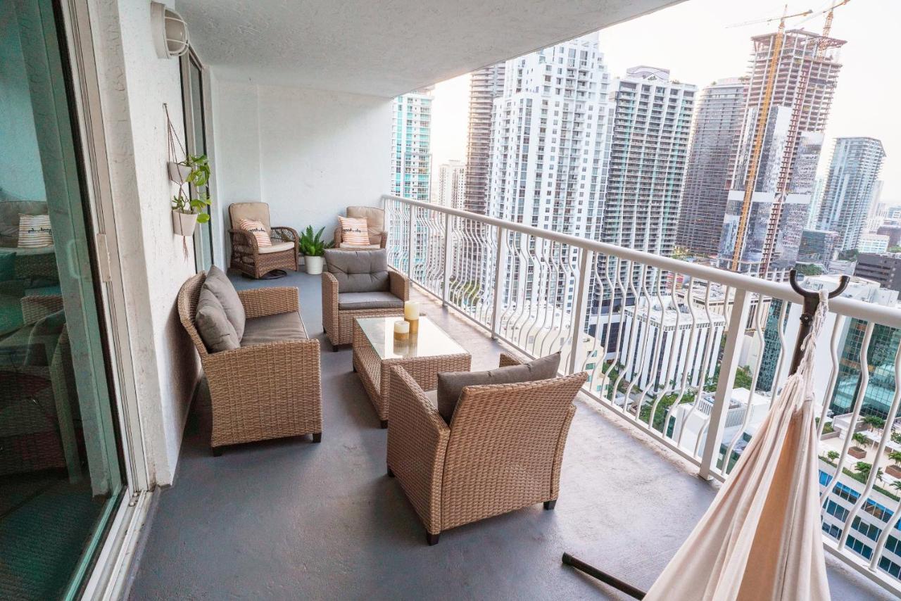 4 Bed Full Condo In Miami With Skyline & Sea View 외부 사진