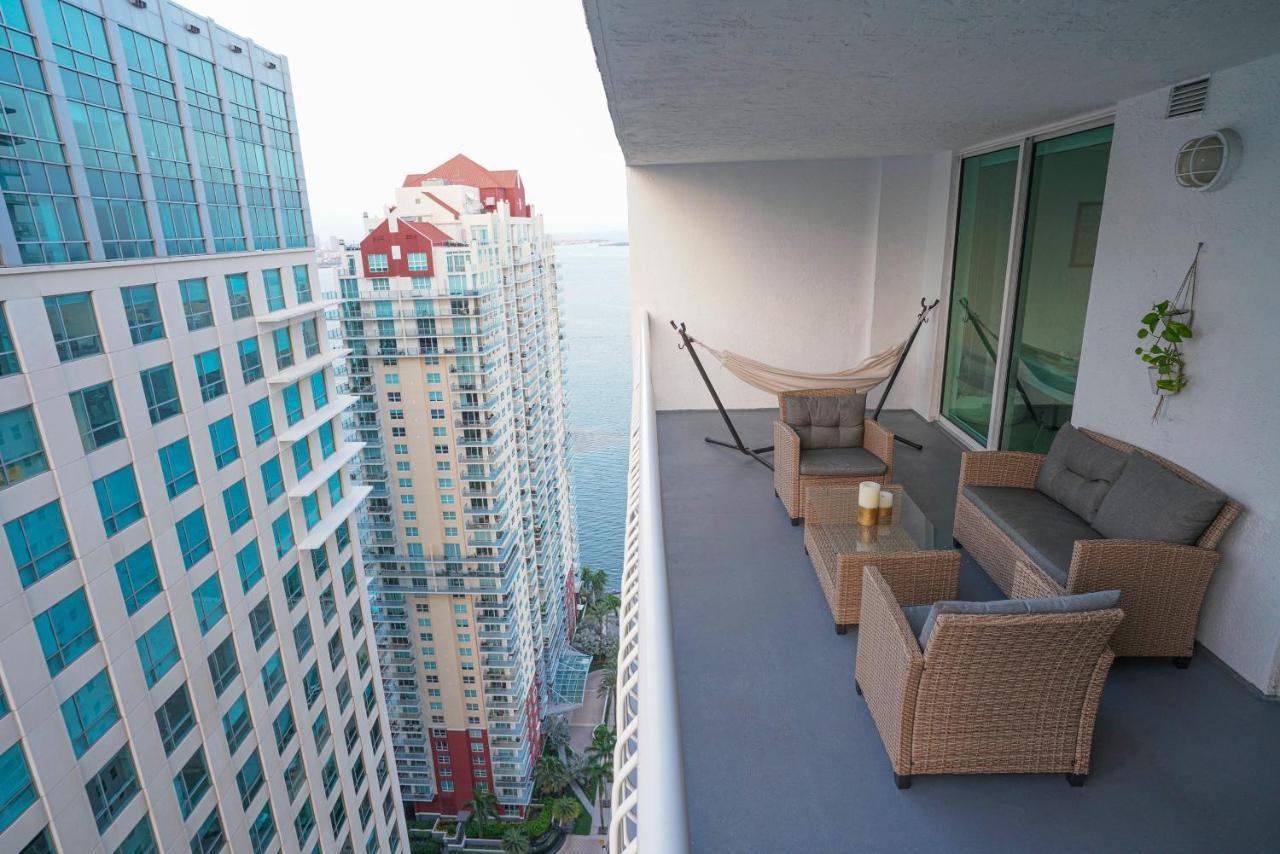 4 Bed Full Condo In Miami With Skyline & Sea View 외부 사진