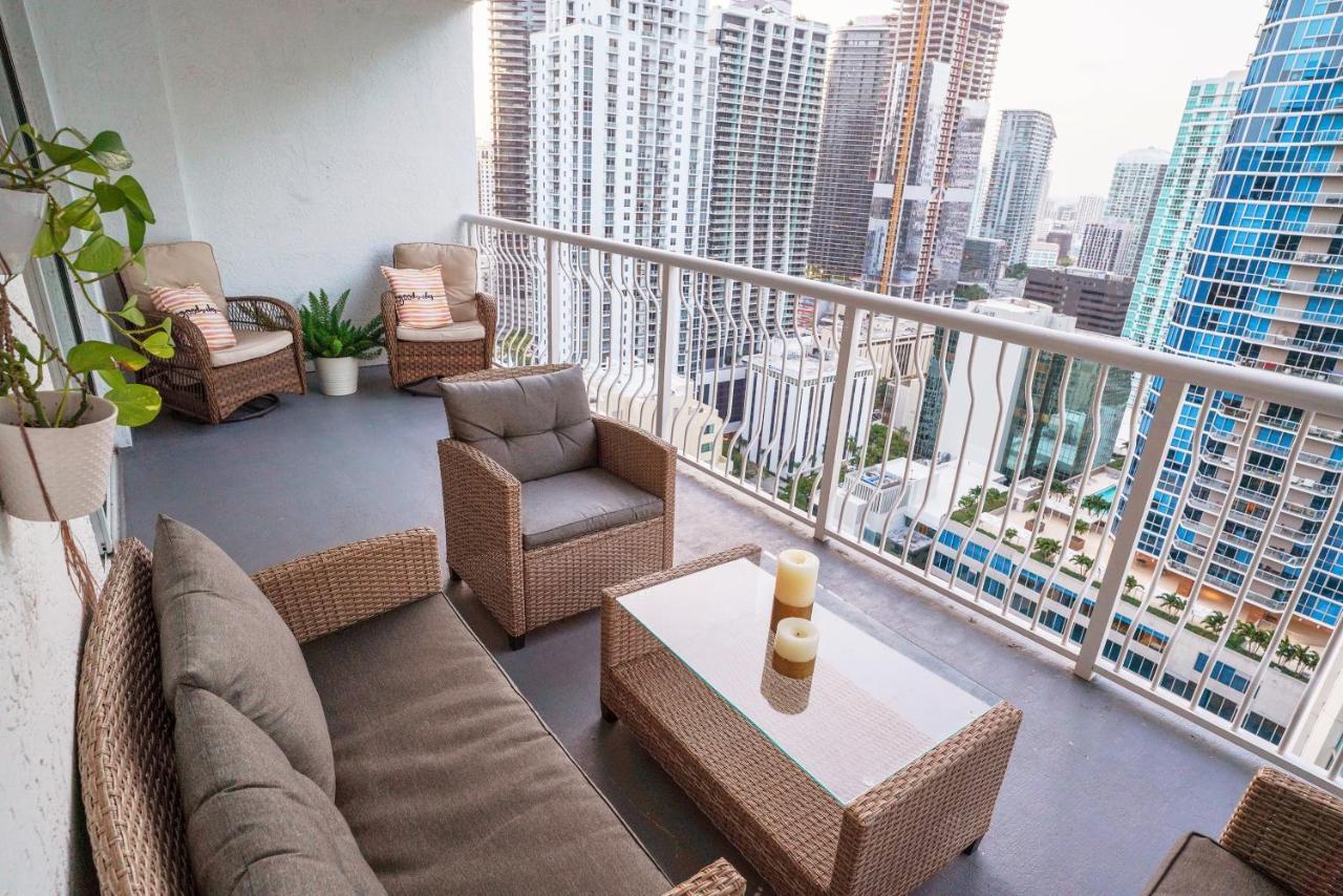 4 Bed Full Condo In Miami With Skyline & Sea View 외부 사진