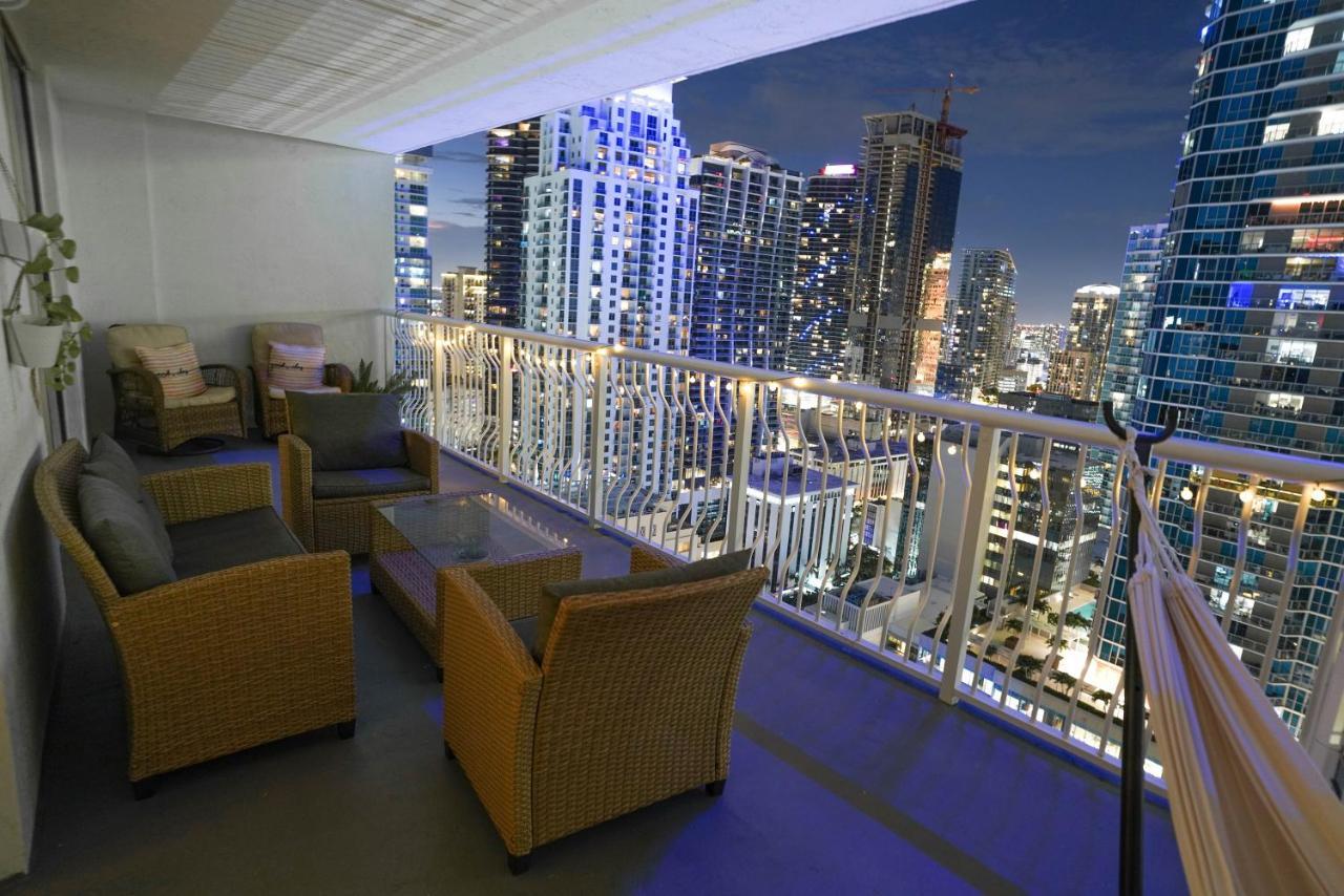 4 Bed Full Condo In Miami With Skyline & Sea View 외부 사진