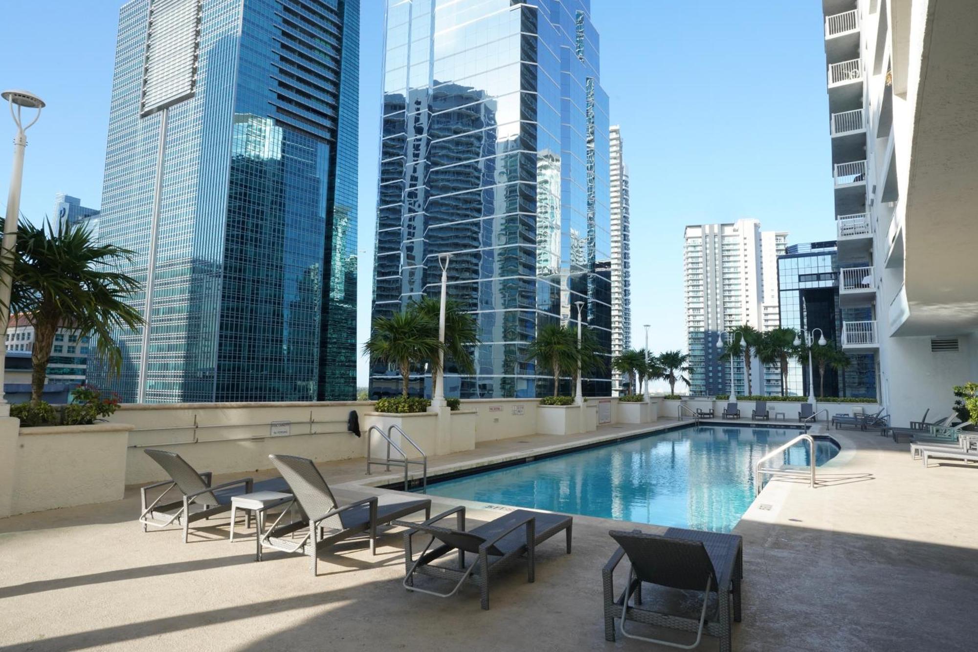 4 Bed Full Condo In Miami With Skyline & Sea View 외부 사진